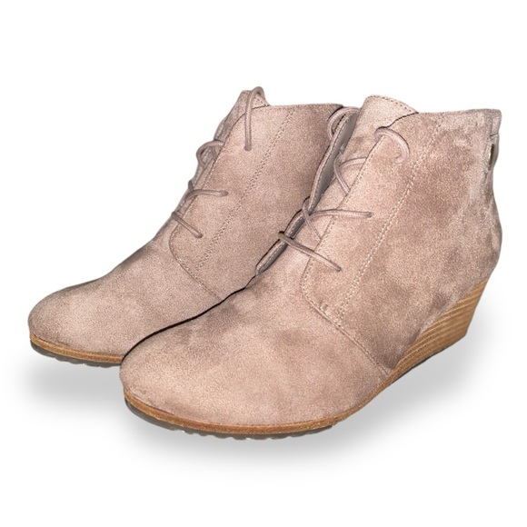 Dr. Scholl's Boots | Women's 8.5 M | Continue Wedge Ankle Booties Lace up Boots - Picture 2 of 7